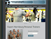 Tablet Screenshot of pftfit.com
